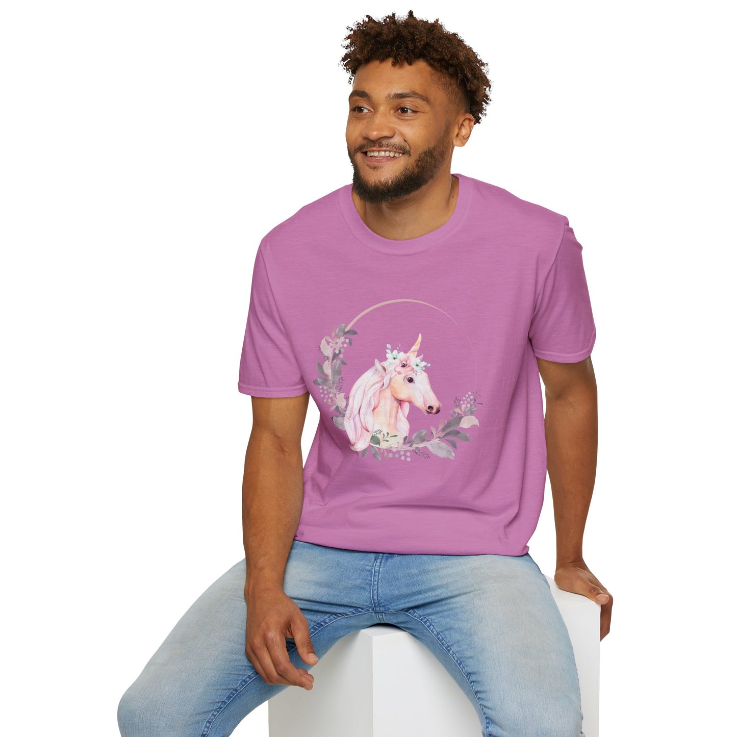 Graceful Unicorn Unisex Softstyle T-Shirt