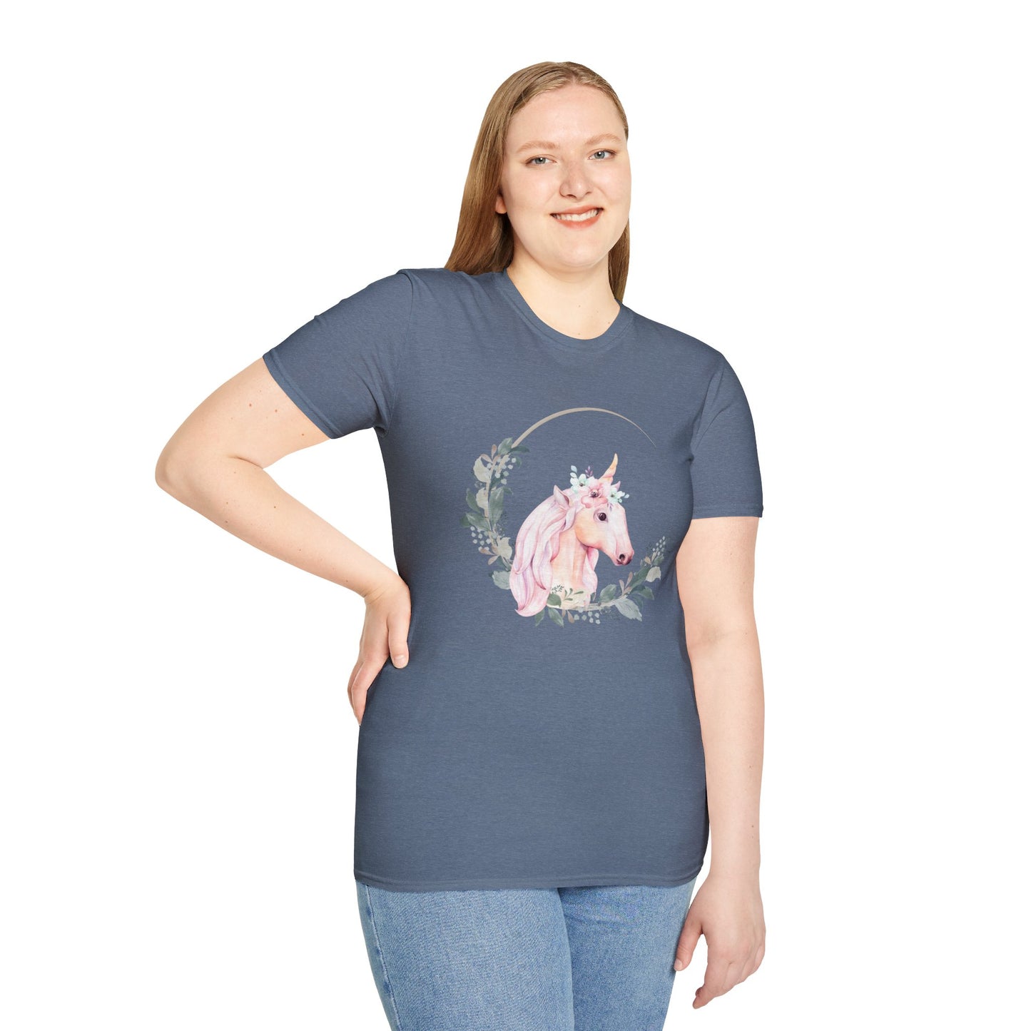 Graceful Unicorn Unisex Softstyle T-Shirt