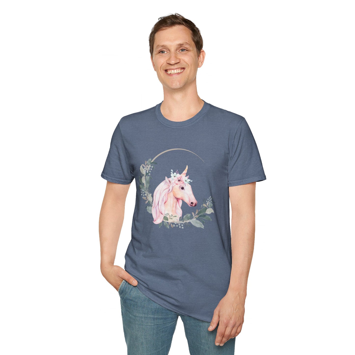 Graceful Unicorn Unisex Softstyle T-Shirt