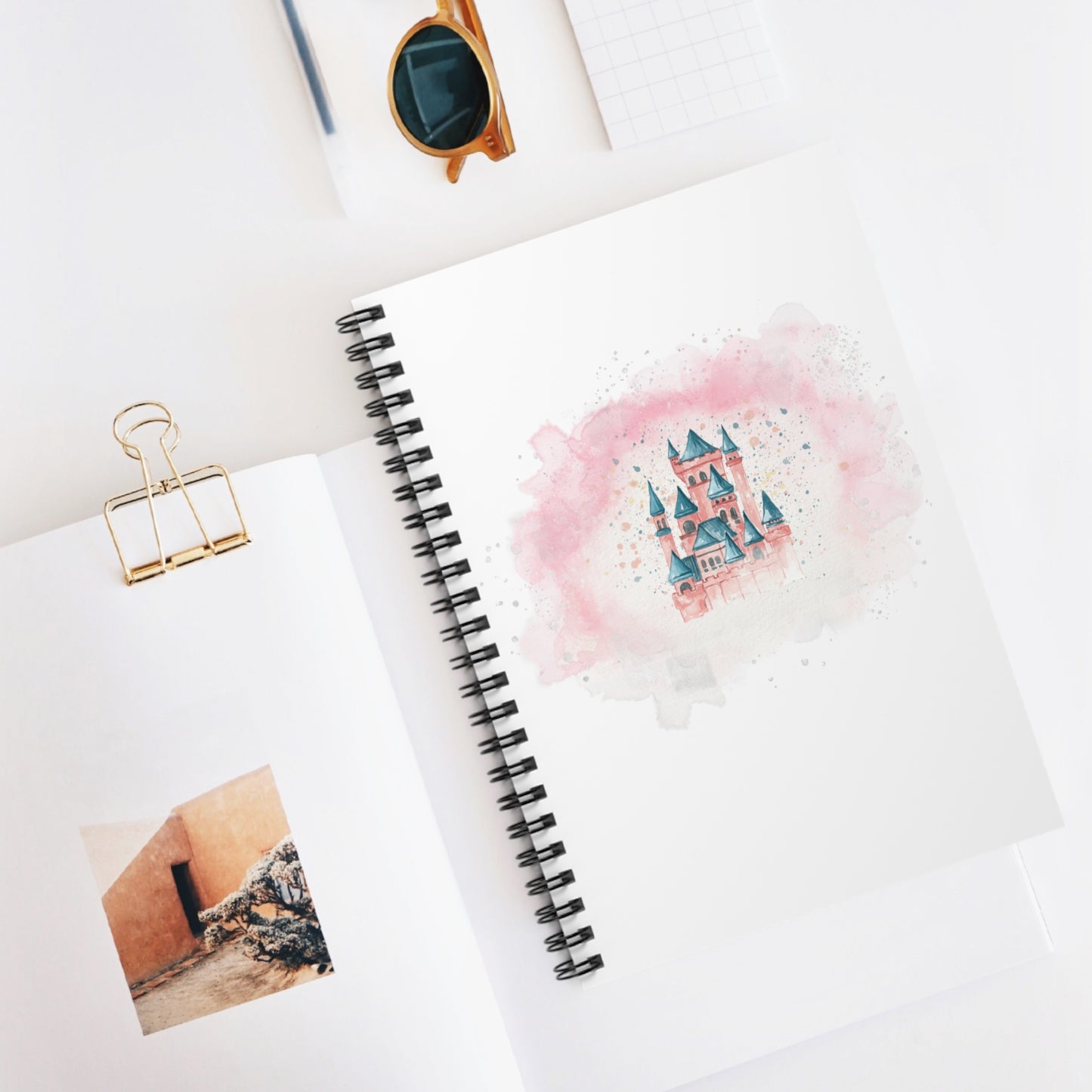 Fairytale Castle Spiral Notebook - Ruled Line