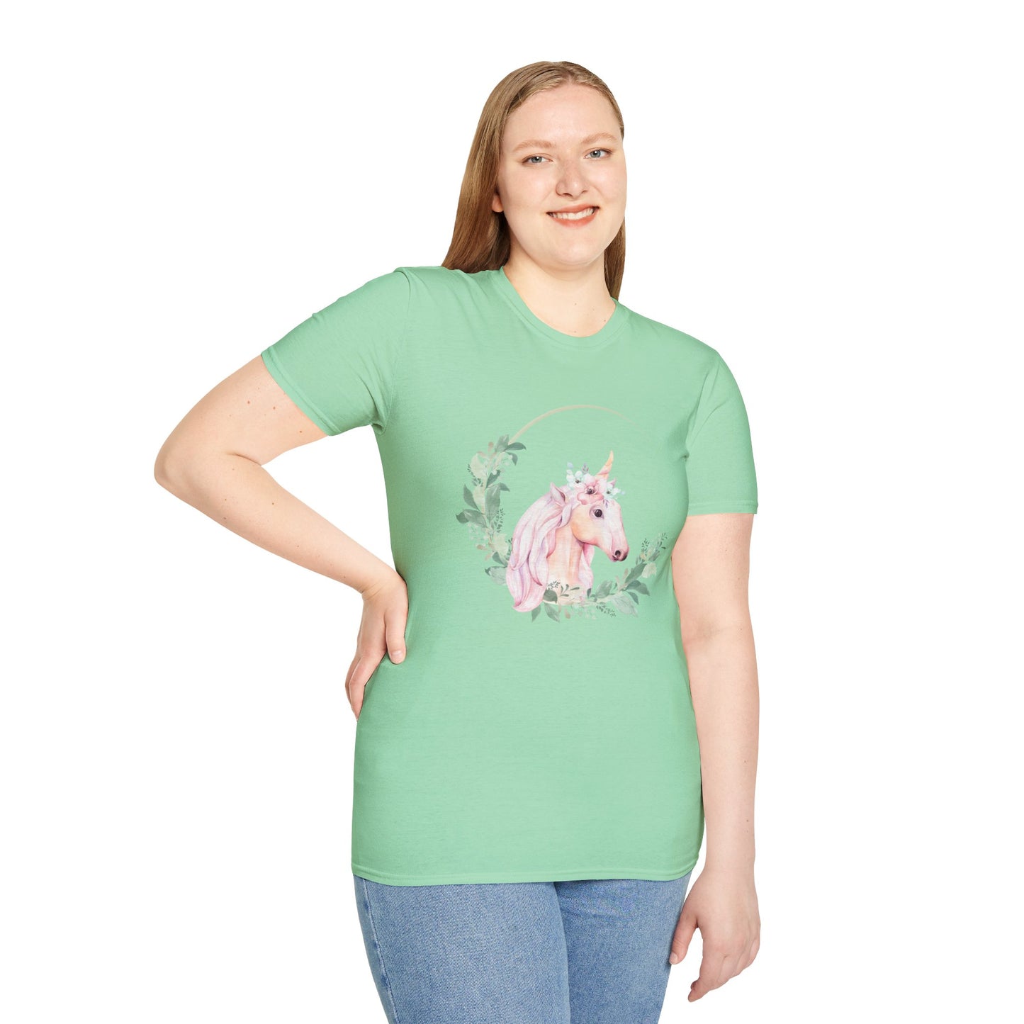 Graceful Unicorn Unisex Softstyle T-Shirt