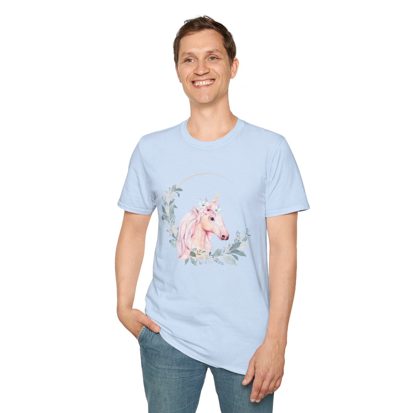 Graceful Unicorn Unisex Softstyle T-Shirt