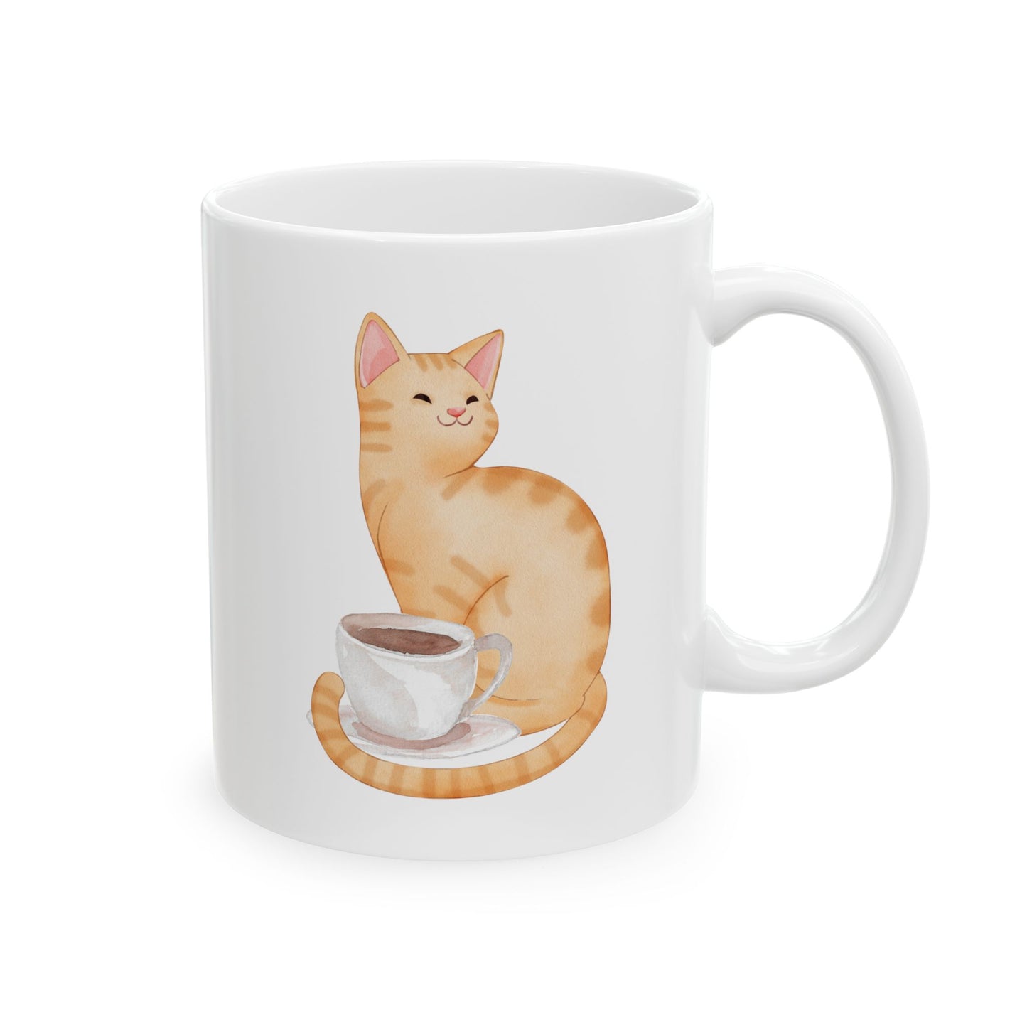 Café Cat Ceramic Mug