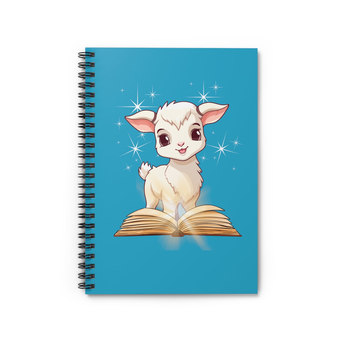 Magical Goat Spiral Notebook - Ruled Line