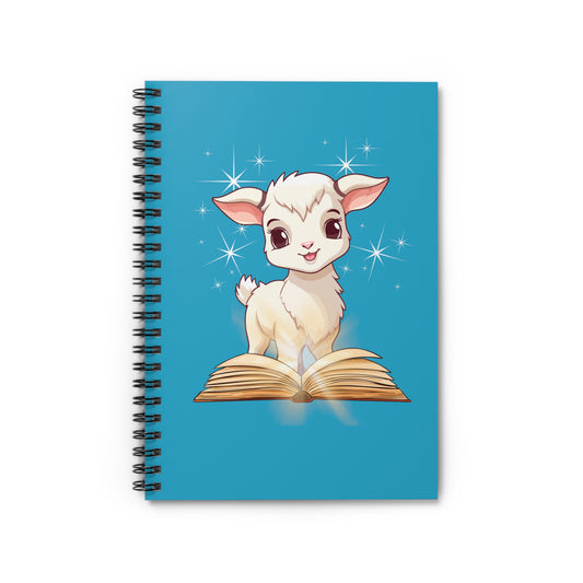 Magical Goat Spiral Notebook - Ruled Line