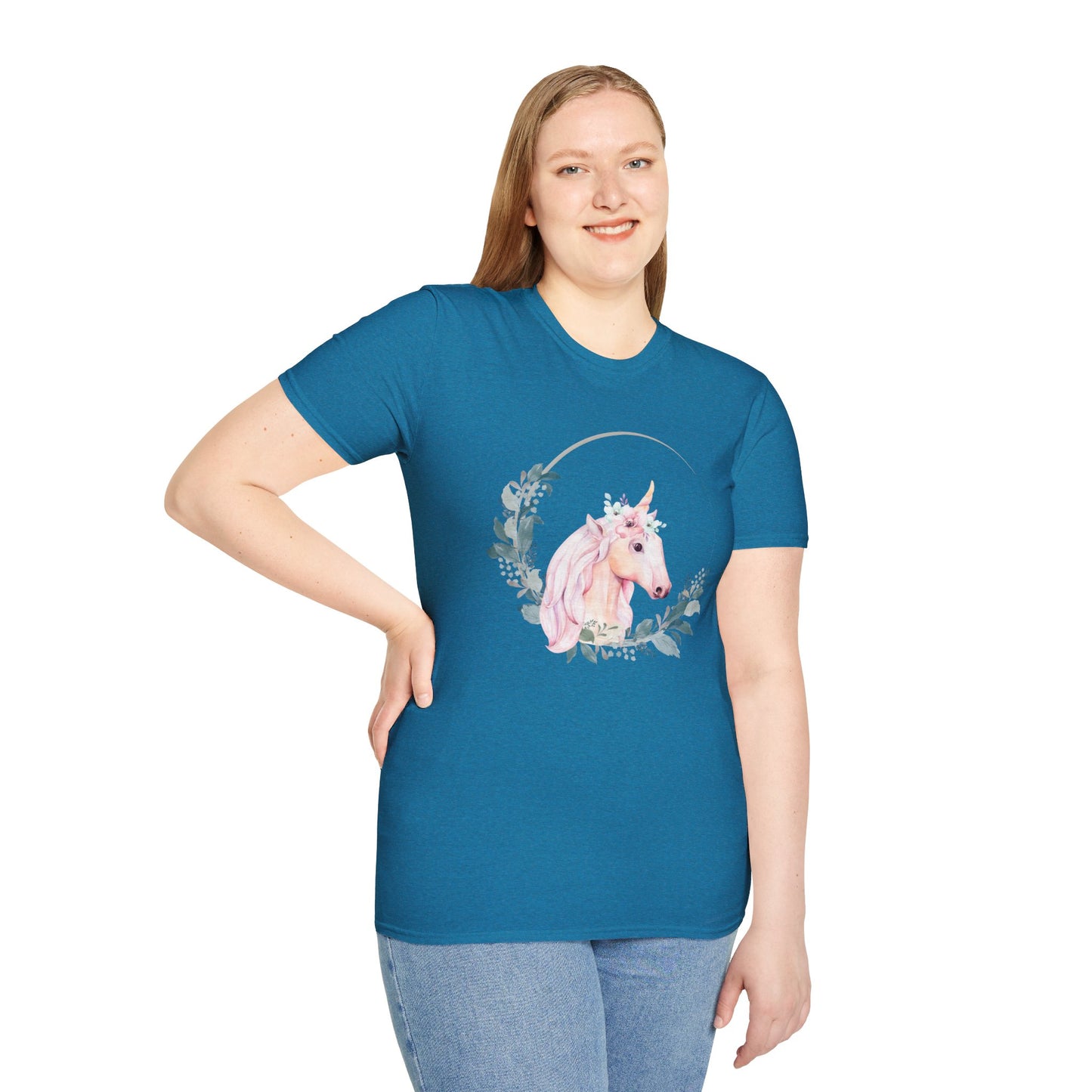 Graceful Unicorn Unisex Softstyle T-Shirt