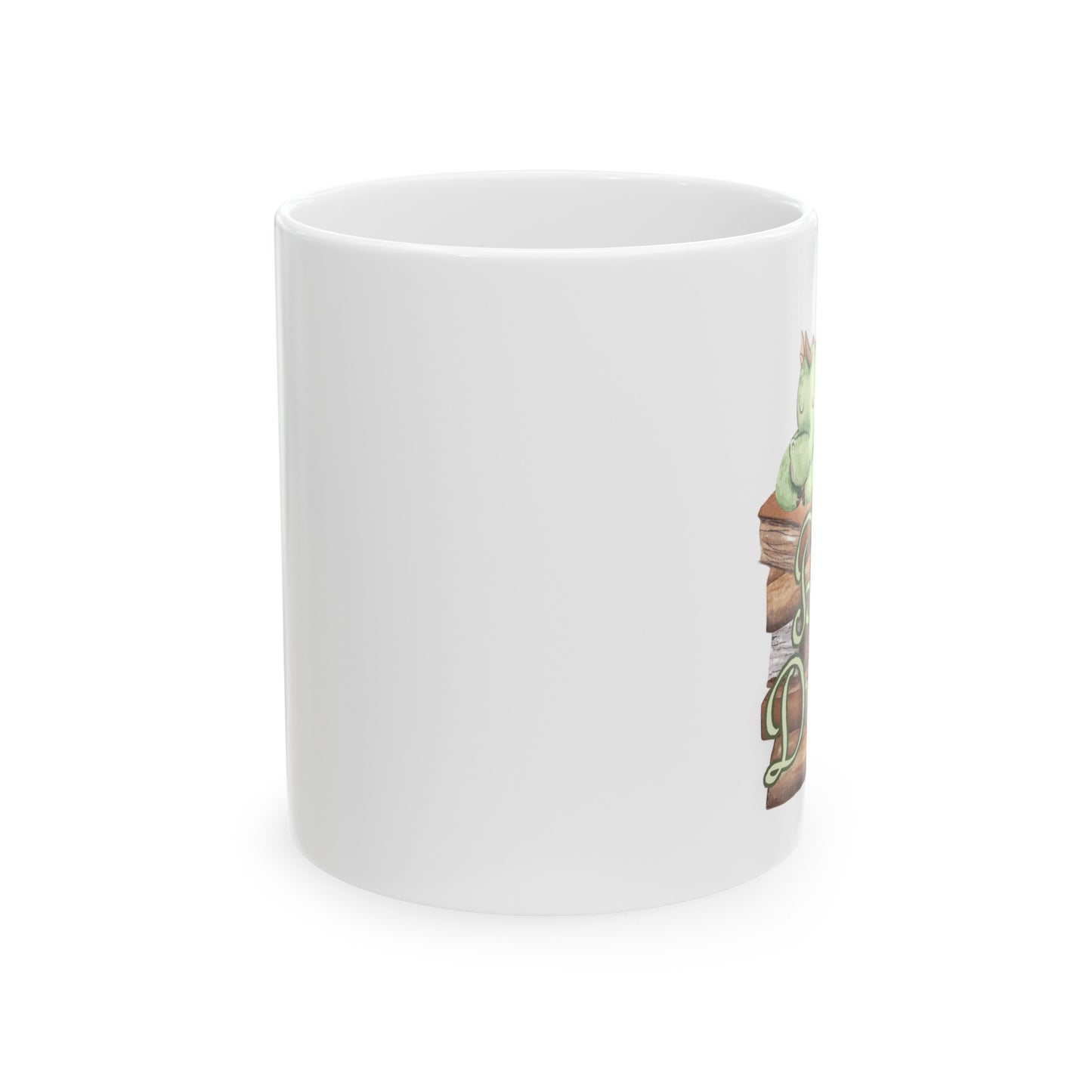 Book Dragon Ceramic Mug