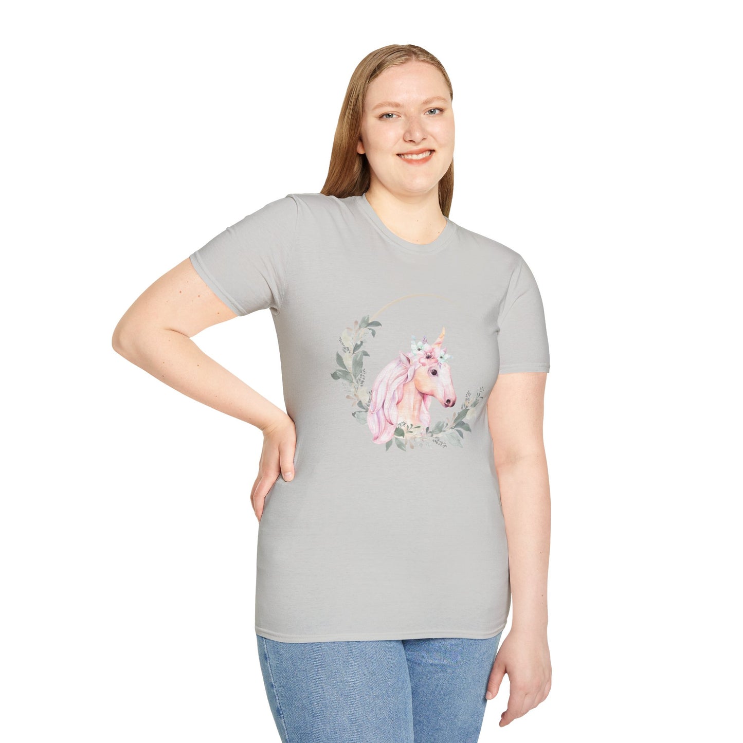 Graceful Unicorn Unisex Softstyle T-Shirt