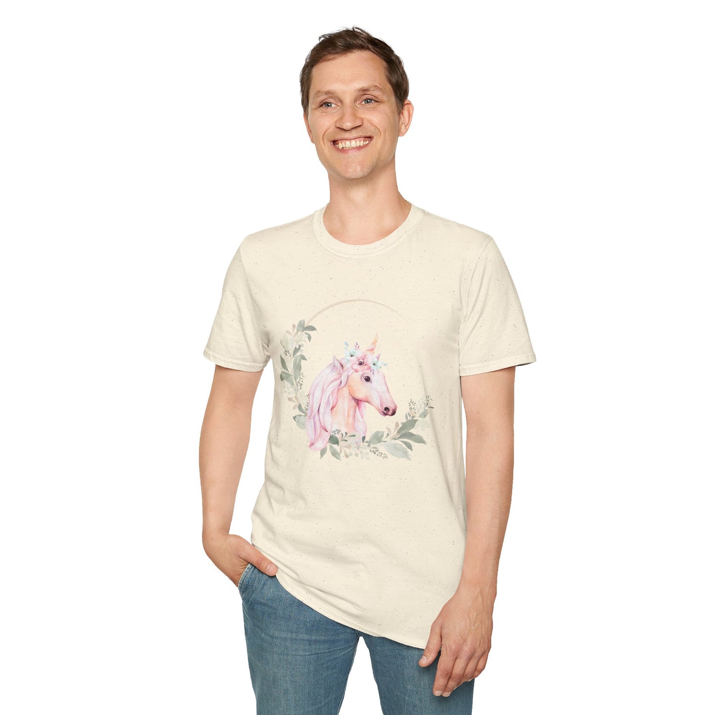 Graceful Unicorn Unisex Softstyle T-Shirt