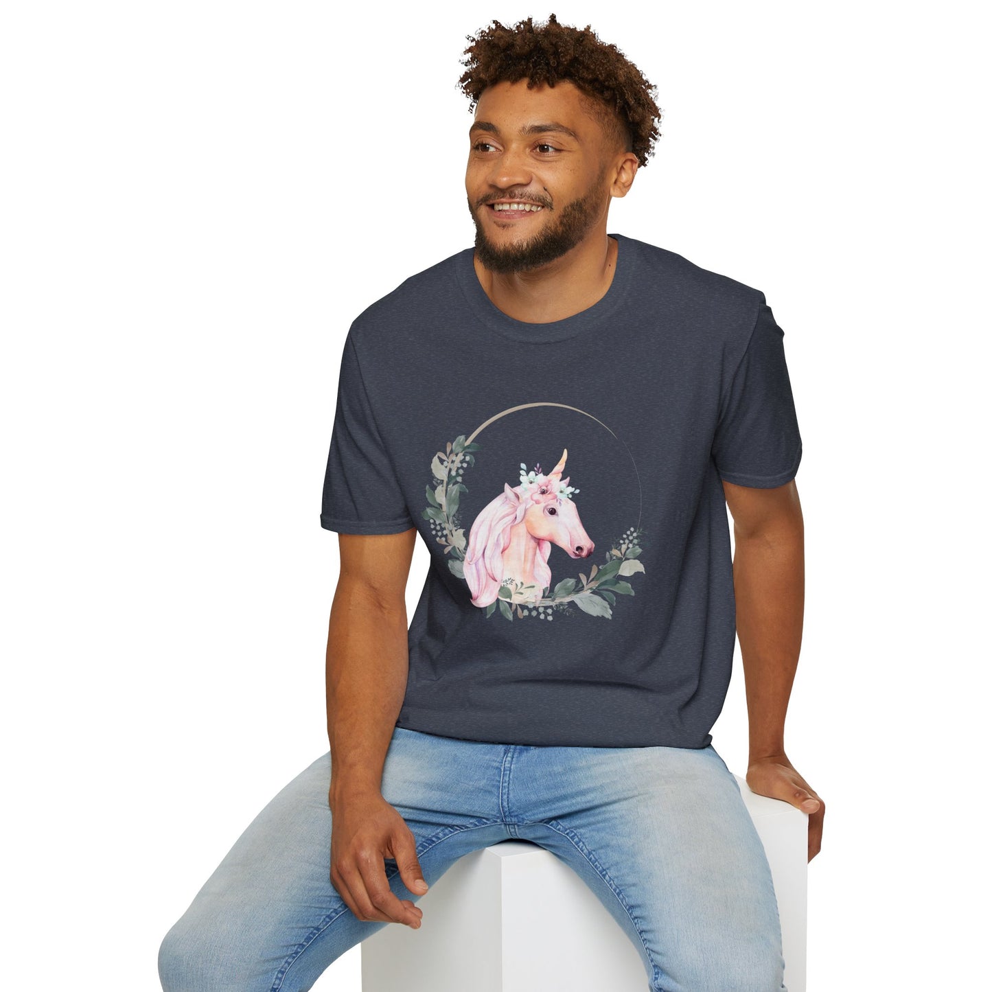 Graceful Unicorn Unisex Softstyle T-Shirt