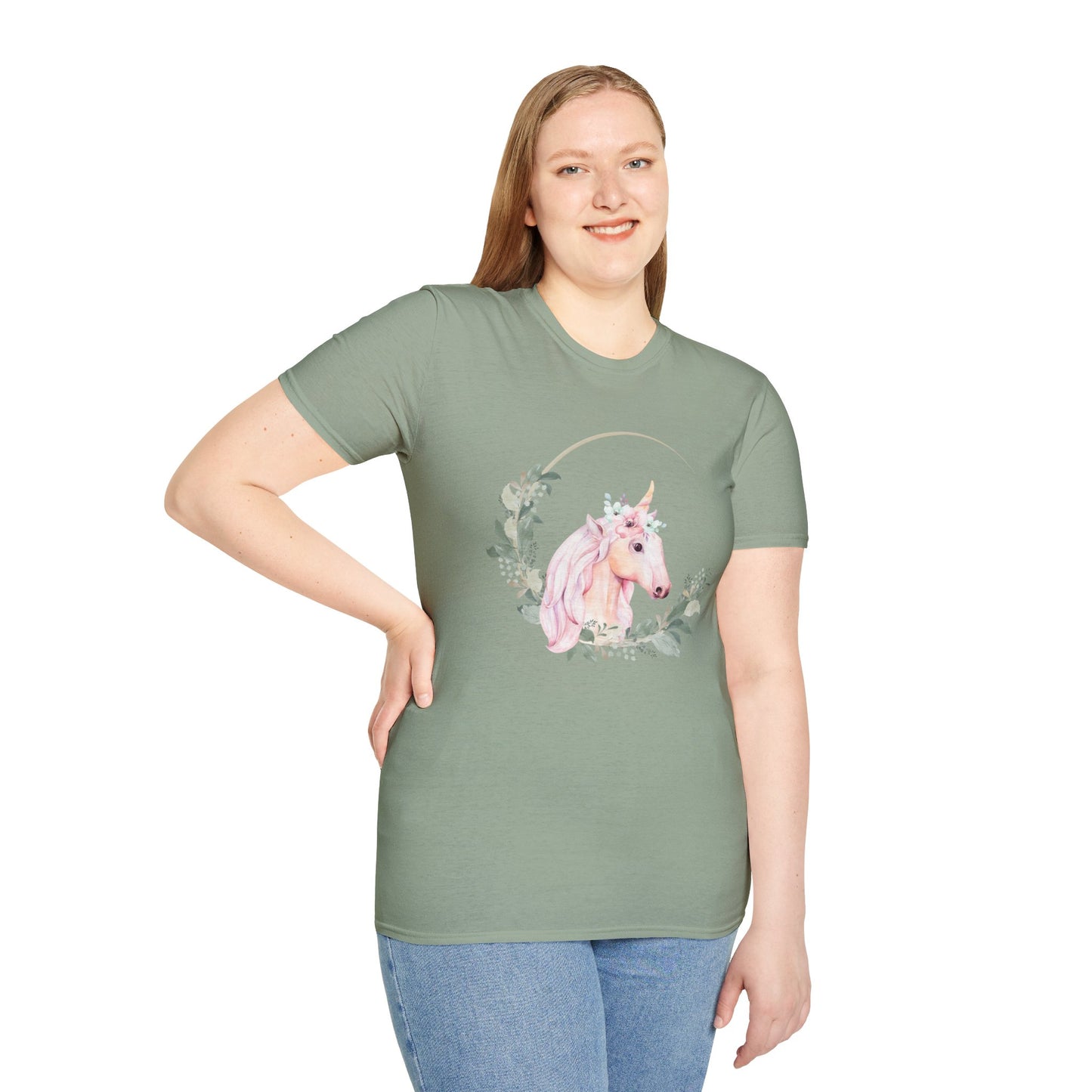 Graceful Unicorn Unisex Softstyle T-Shirt