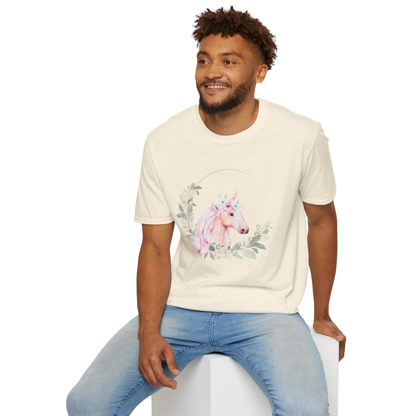 Graceful Unicorn Unisex Softstyle T-Shirt