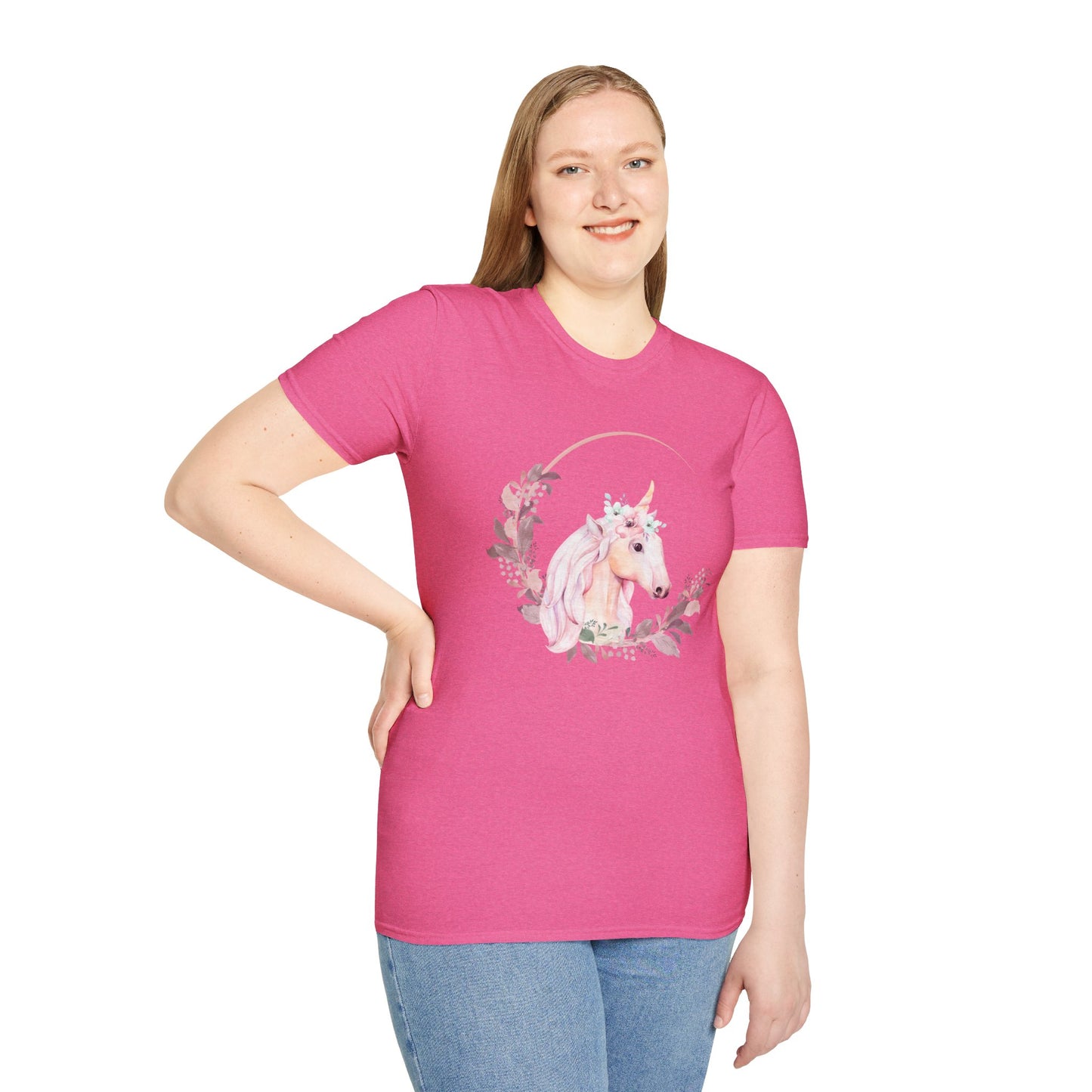 Graceful Unicorn Unisex Softstyle T-Shirt