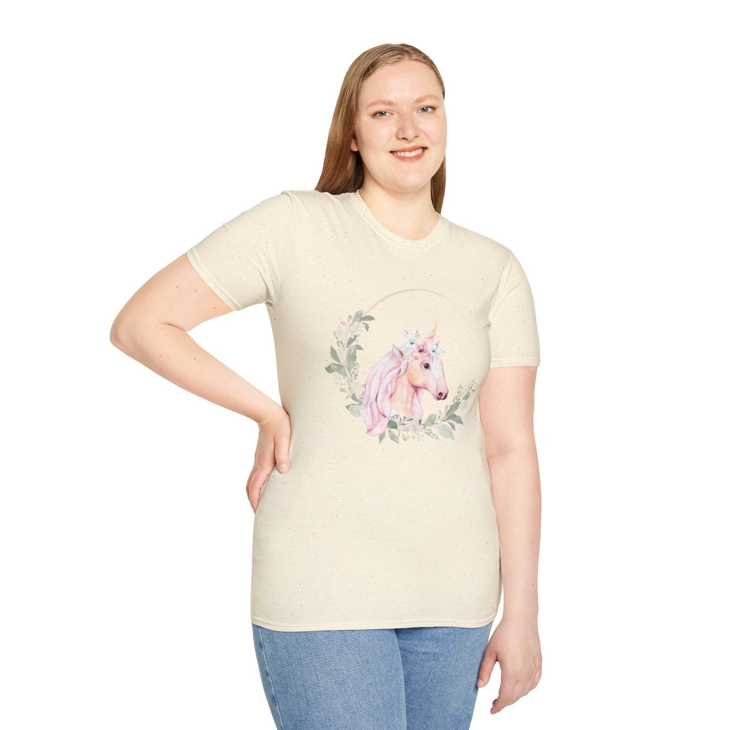 Graceful Unicorn Unisex Softstyle T-Shirt