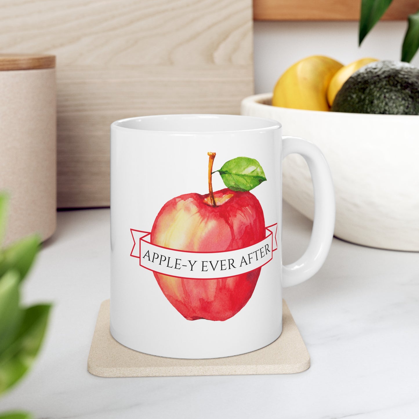 Apple-y Ever After Ceramic Mug
