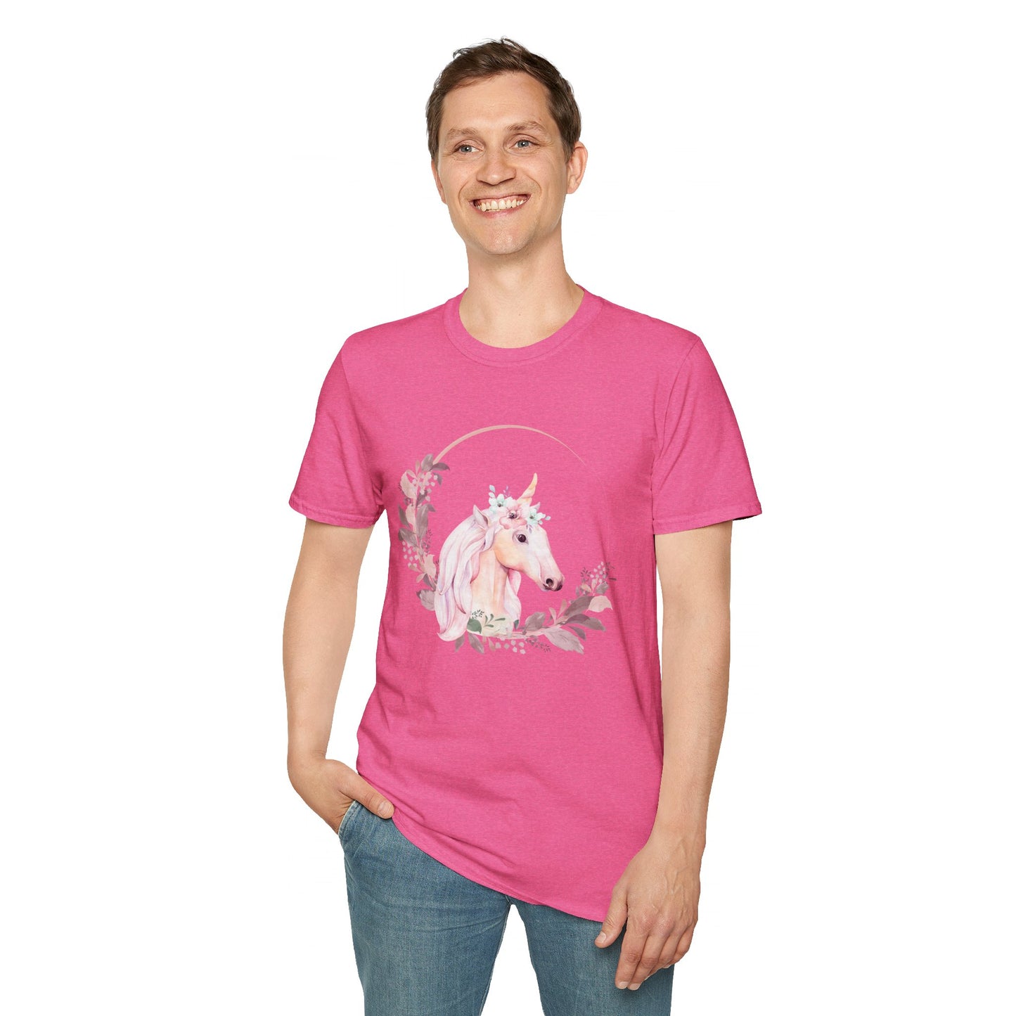 Graceful Unicorn Unisex Softstyle T-Shirt