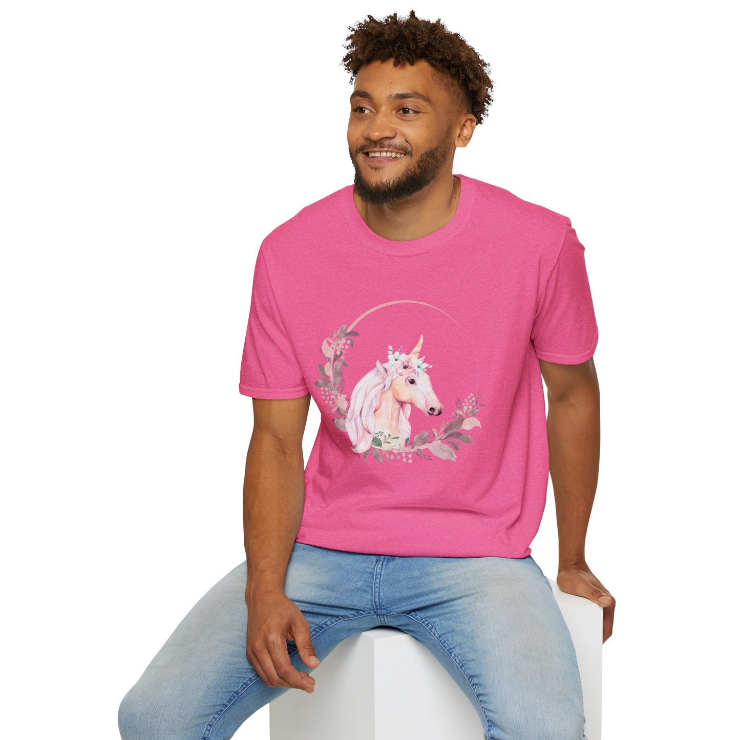Graceful Unicorn Unisex Softstyle T-Shirt
