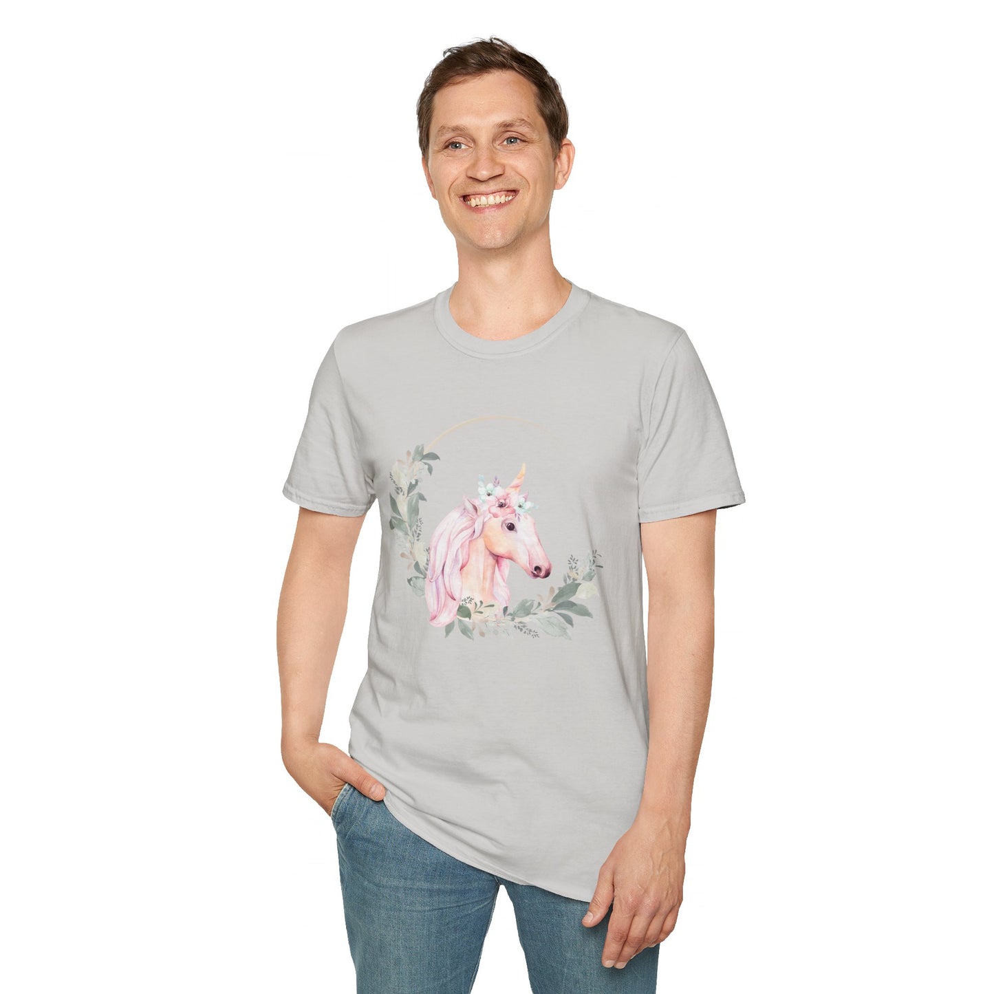 Graceful Unicorn Unisex Softstyle T-Shirt