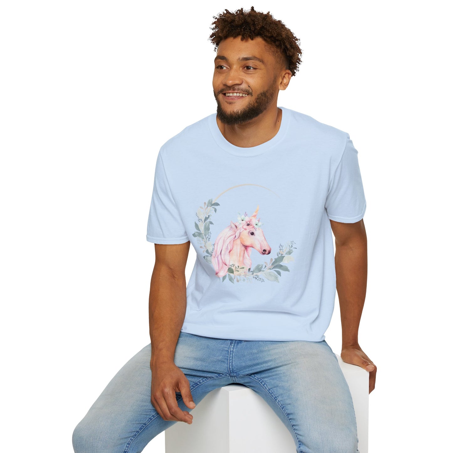 Graceful Unicorn Unisex Softstyle T-Shirt