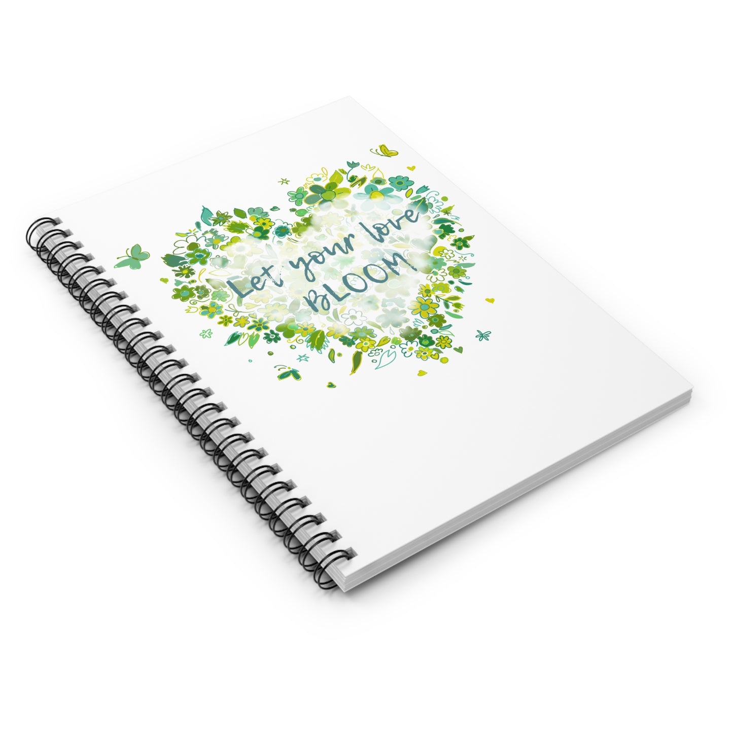 Let Your Love Bloom Spiral Notebook