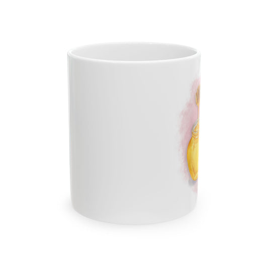 Honey Jar Ceramic Mug — 11 oz