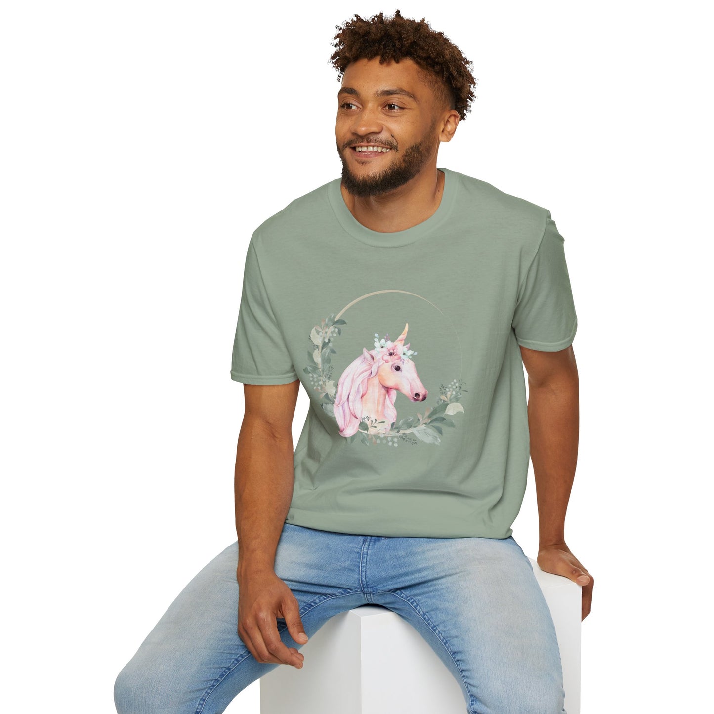 Graceful Unicorn Unisex Softstyle T-Shirt