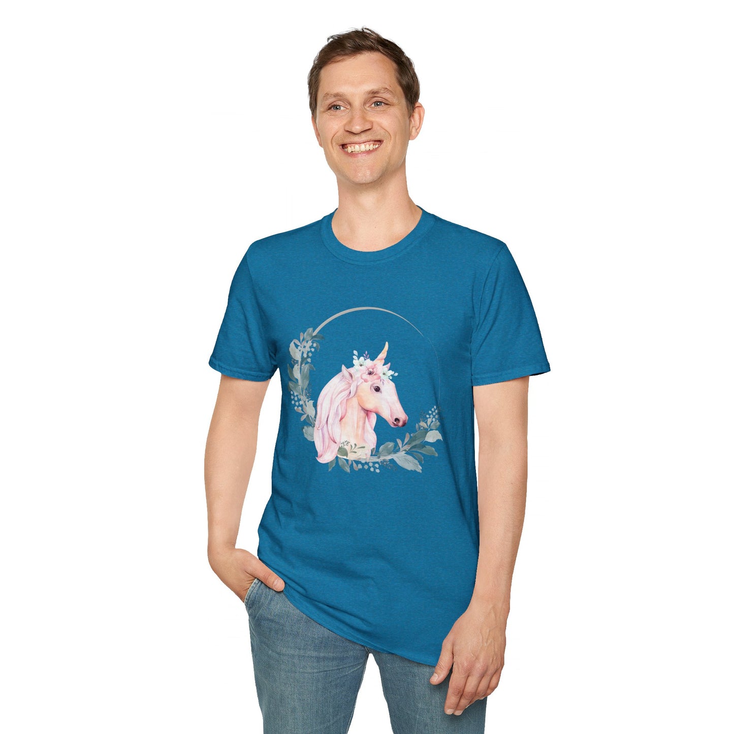 Graceful Unicorn Unisex Softstyle T-Shirt