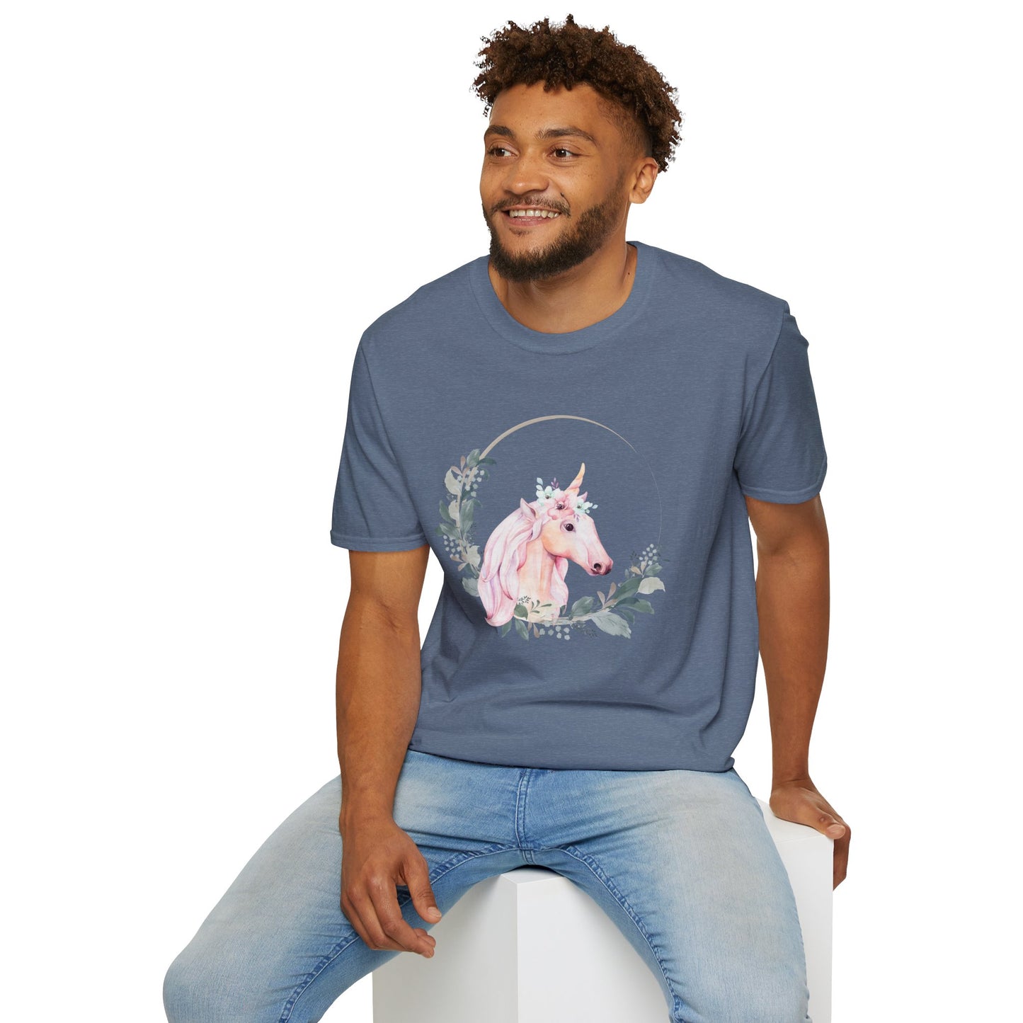 Graceful Unicorn Unisex Softstyle T-Shirt