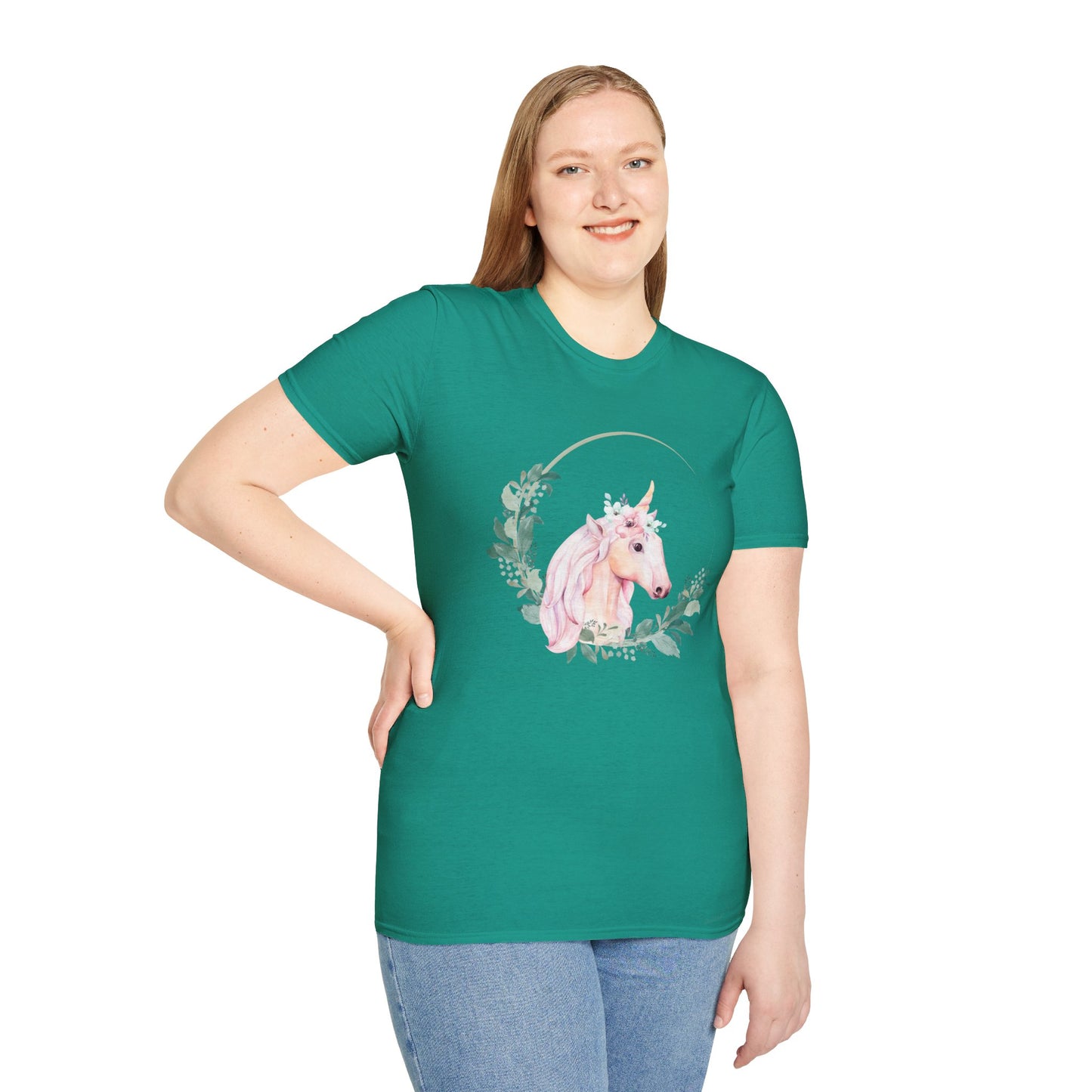 Graceful Unicorn Unisex Softstyle T-Shirt