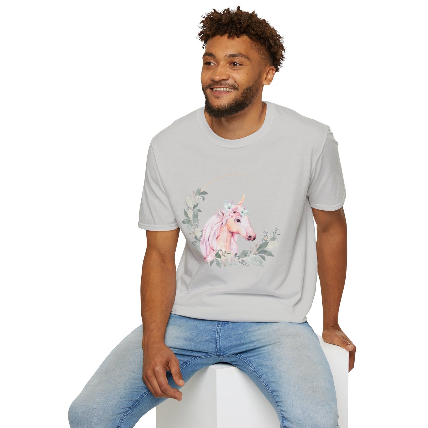 Graceful Unicorn Unisex Softstyle T-Shirt