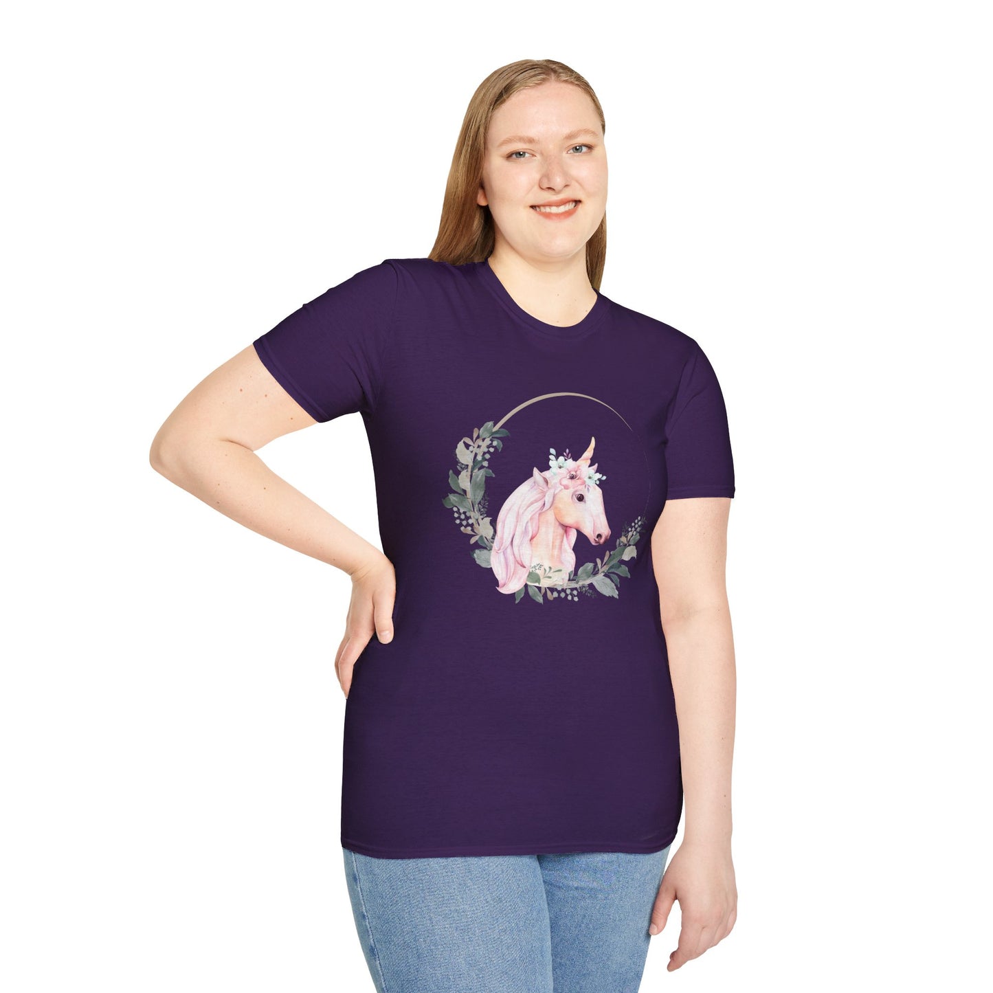 Graceful Unicorn Unisex Softstyle T-Shirt