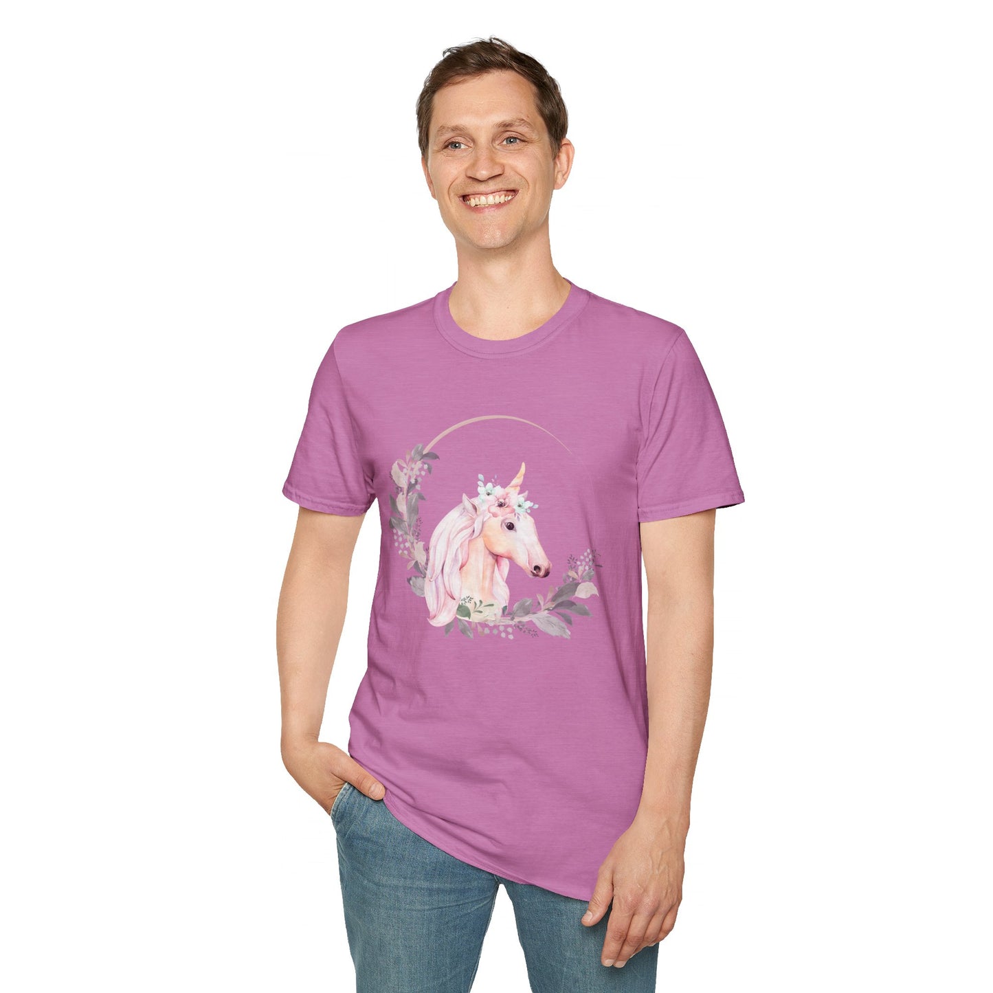 Graceful Unicorn Unisex Softstyle T-Shirt