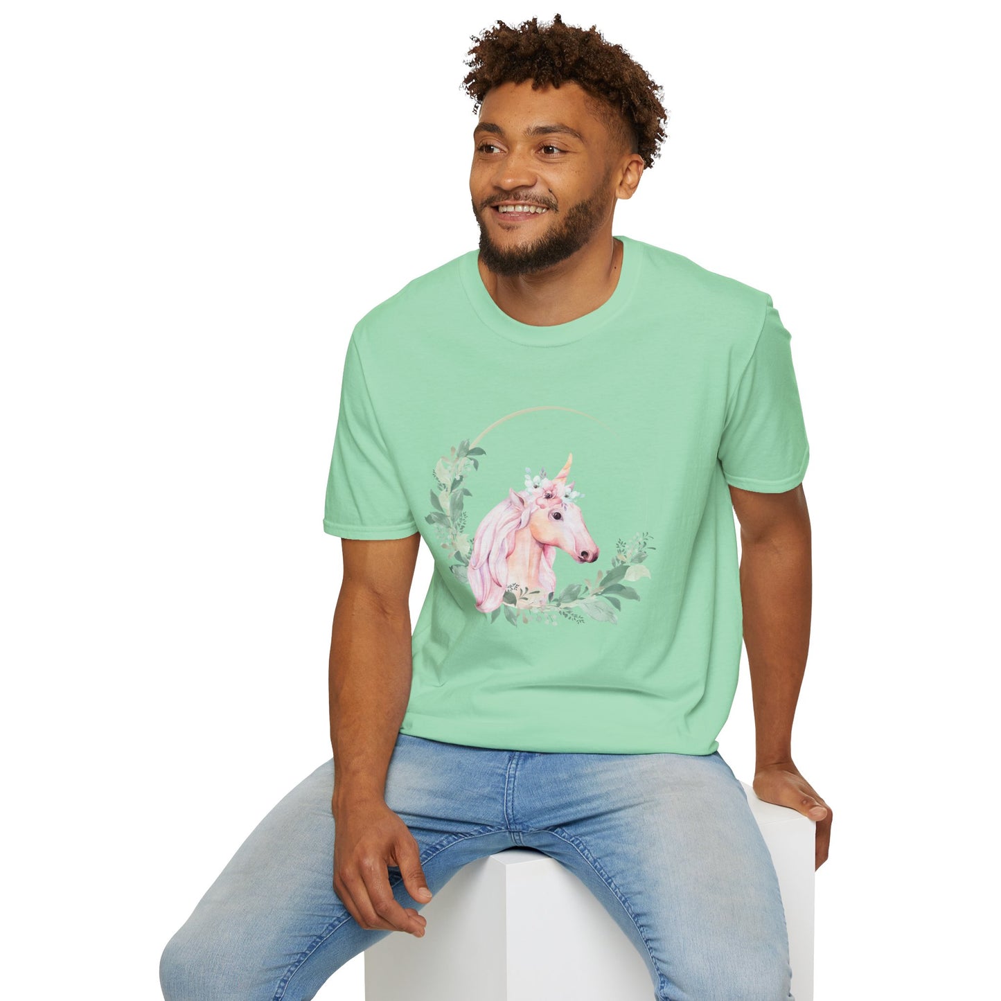 Graceful Unicorn Unisex Softstyle T-Shirt