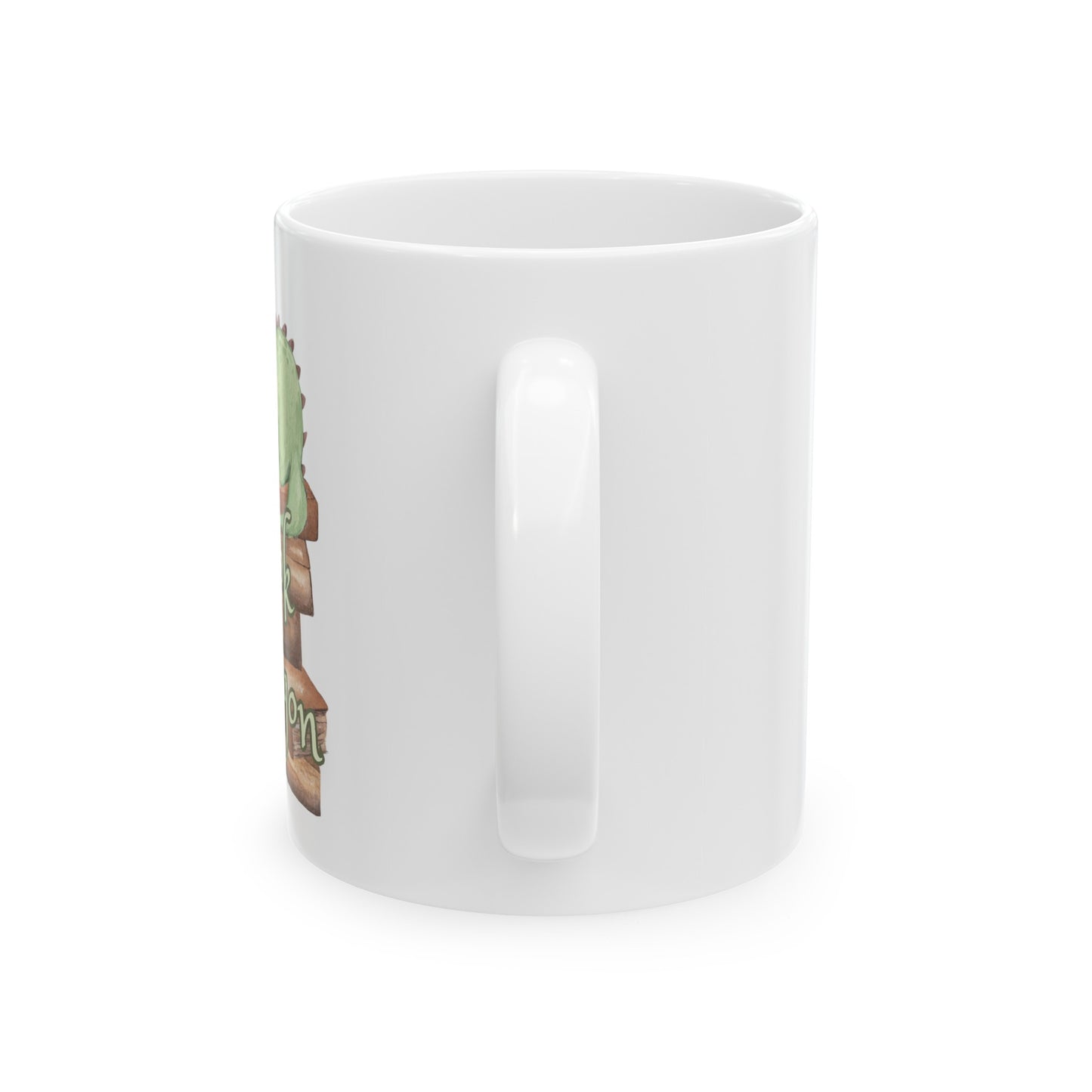 Book Dragon Ceramic Mug