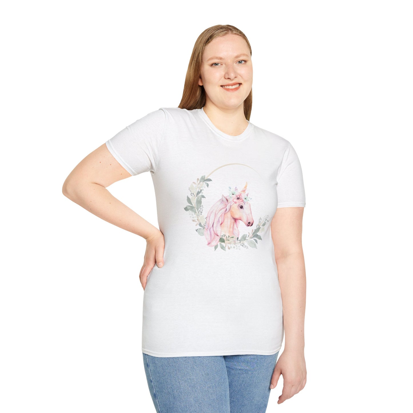 Graceful Unicorn Unisex Softstyle T-Shirt