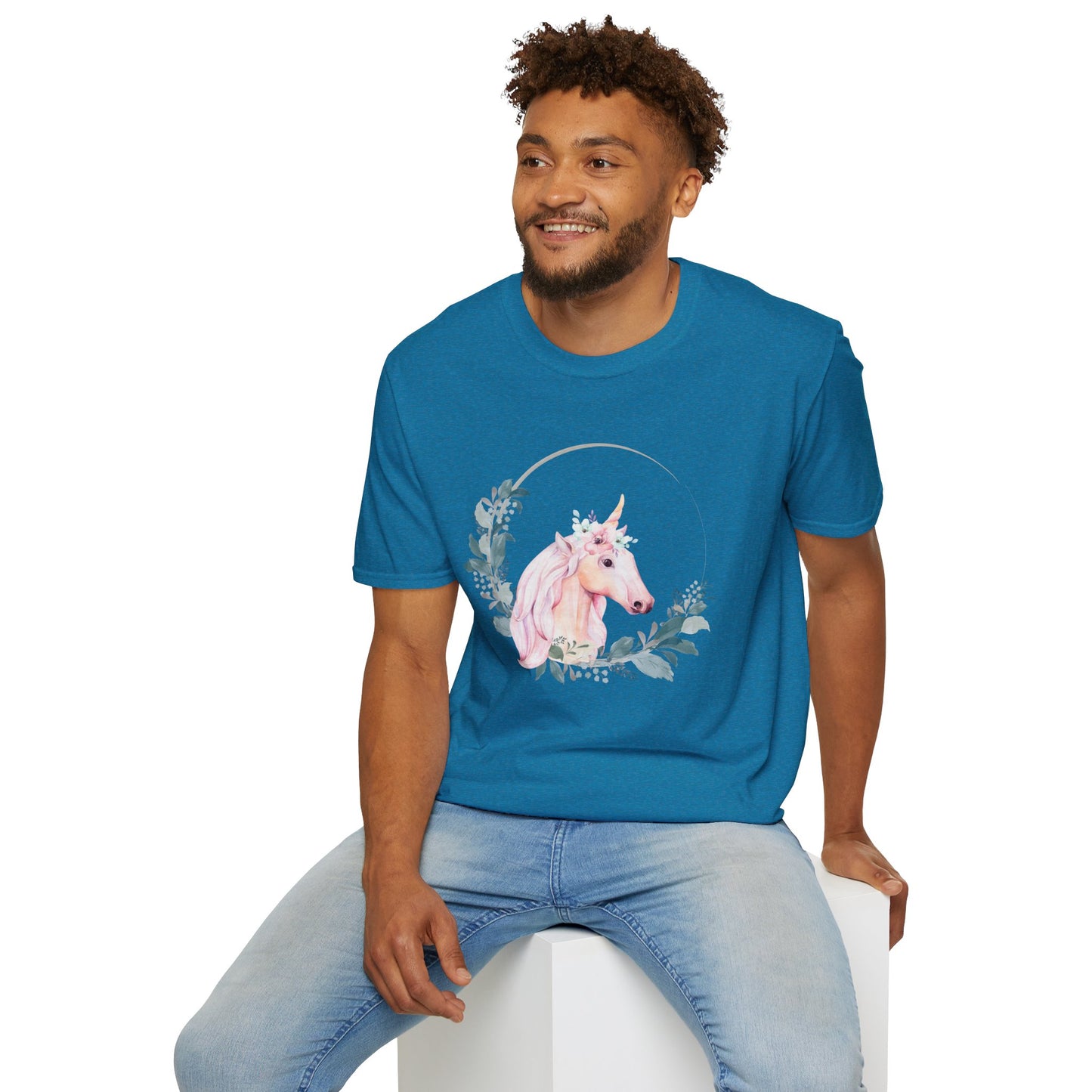 Graceful Unicorn Unisex Softstyle T-Shirt