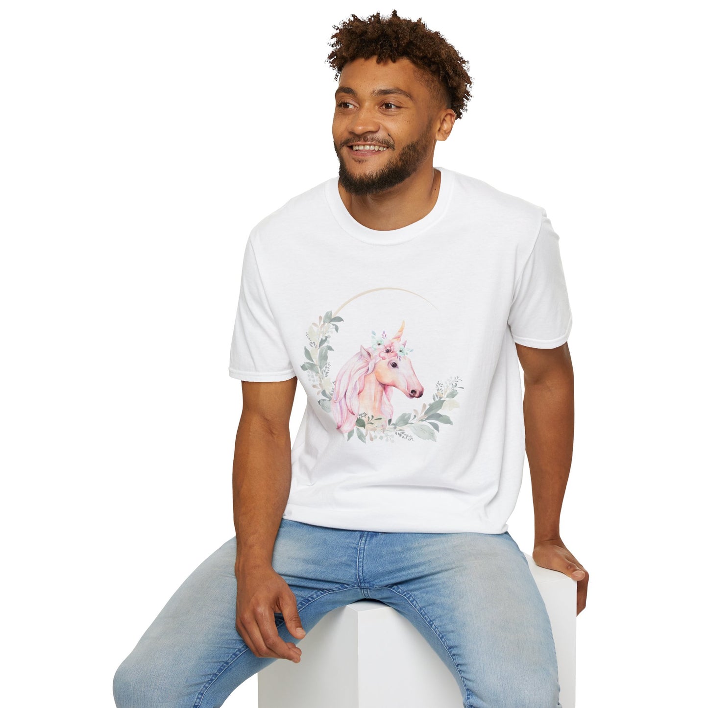 Graceful Unicorn Unisex Softstyle T-Shirt