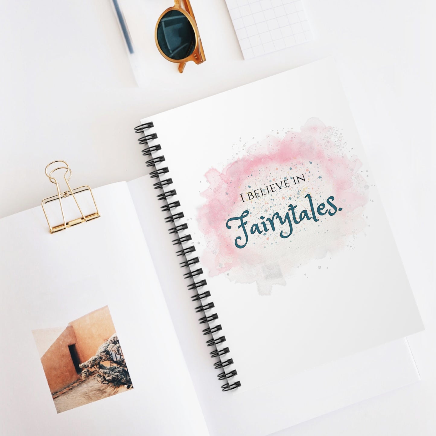 I Believe In Fairytales Spiral Notebook - Ruled Line