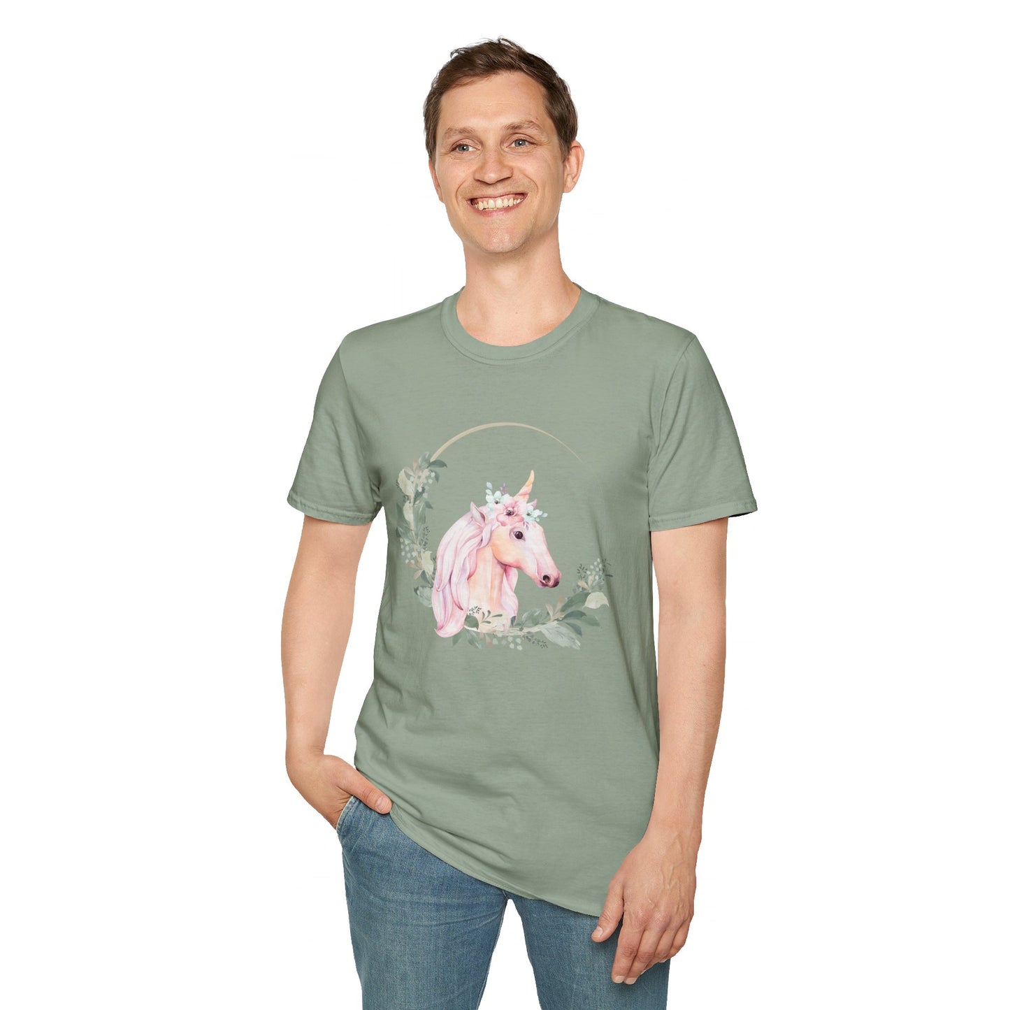 Graceful Unicorn Unisex Softstyle T-Shirt