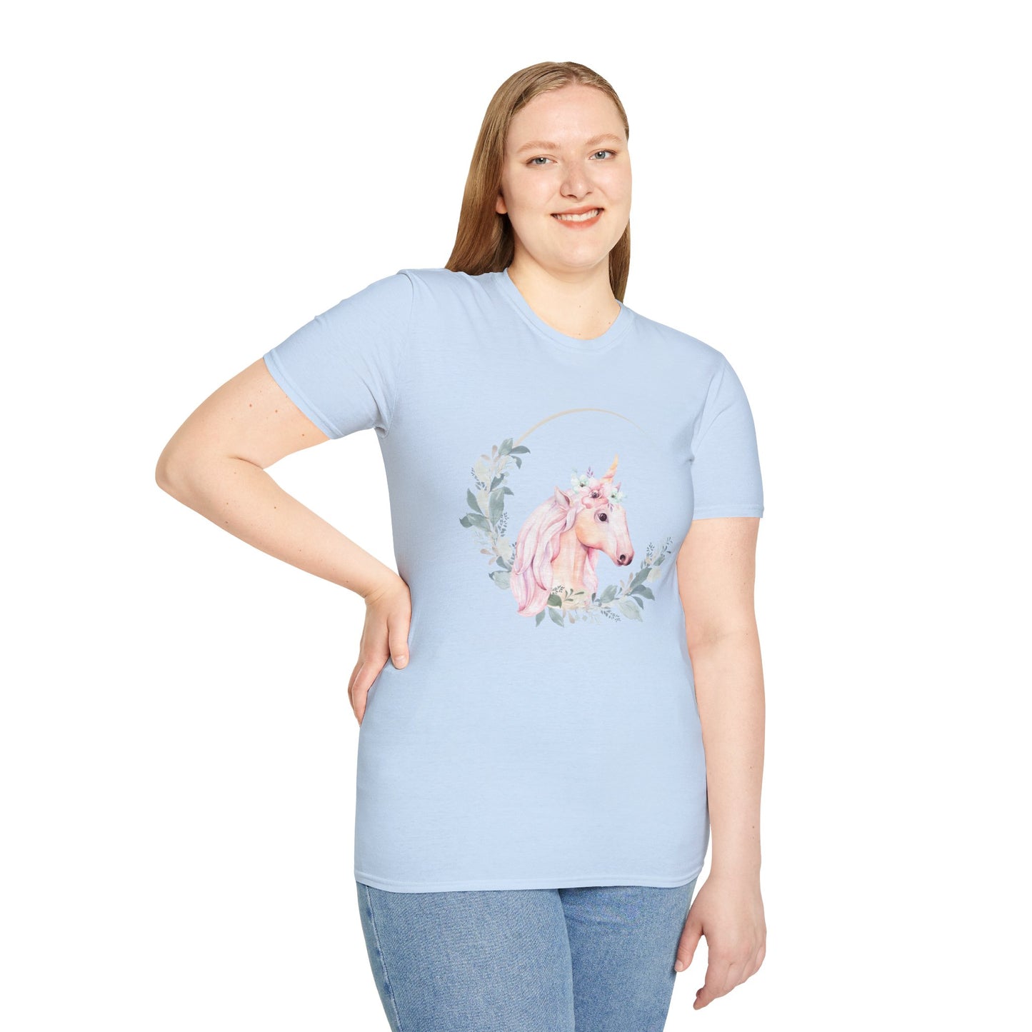 Graceful Unicorn Unisex Softstyle T-Shirt
