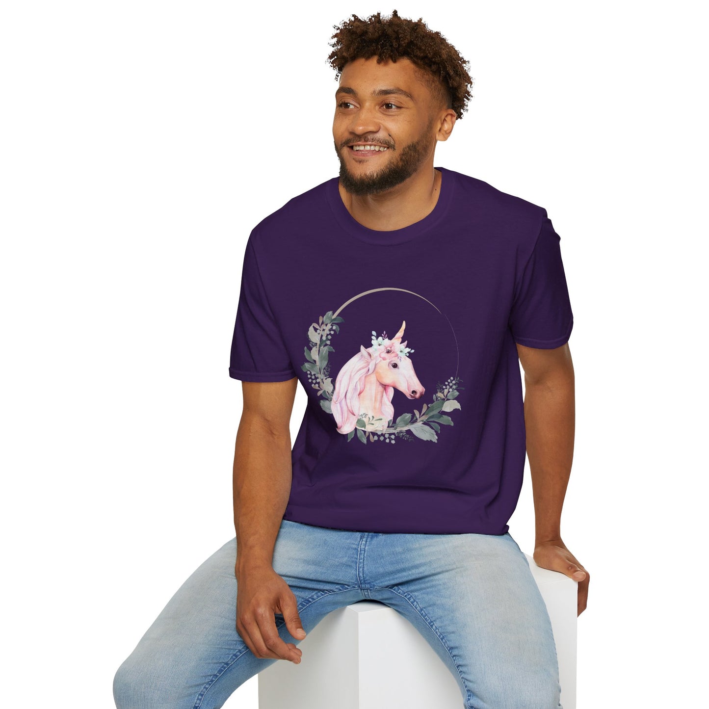 Graceful Unicorn Unisex Softstyle T-Shirt