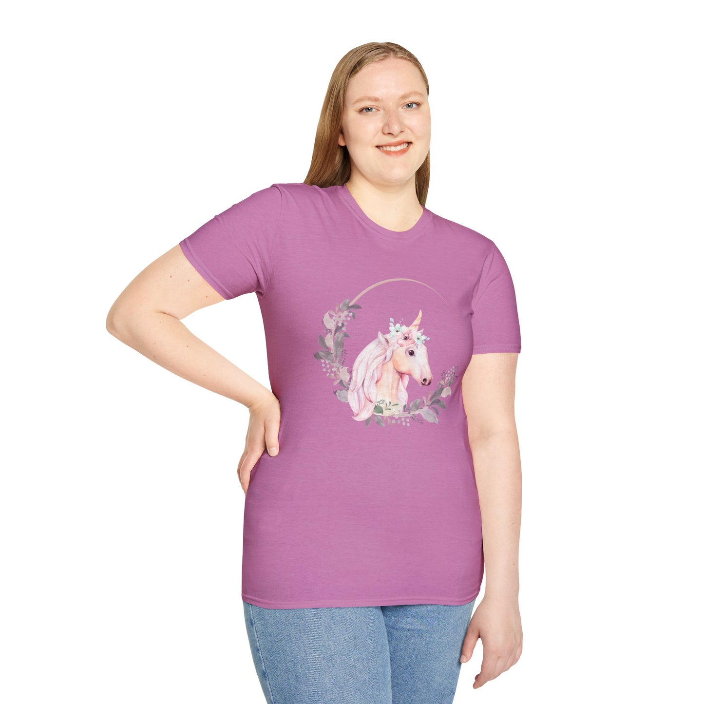 Graceful Unicorn Unisex Softstyle T-Shirt