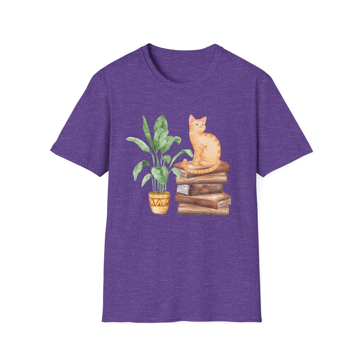 Bookish Cat Unisex Softstyle T-Shirt