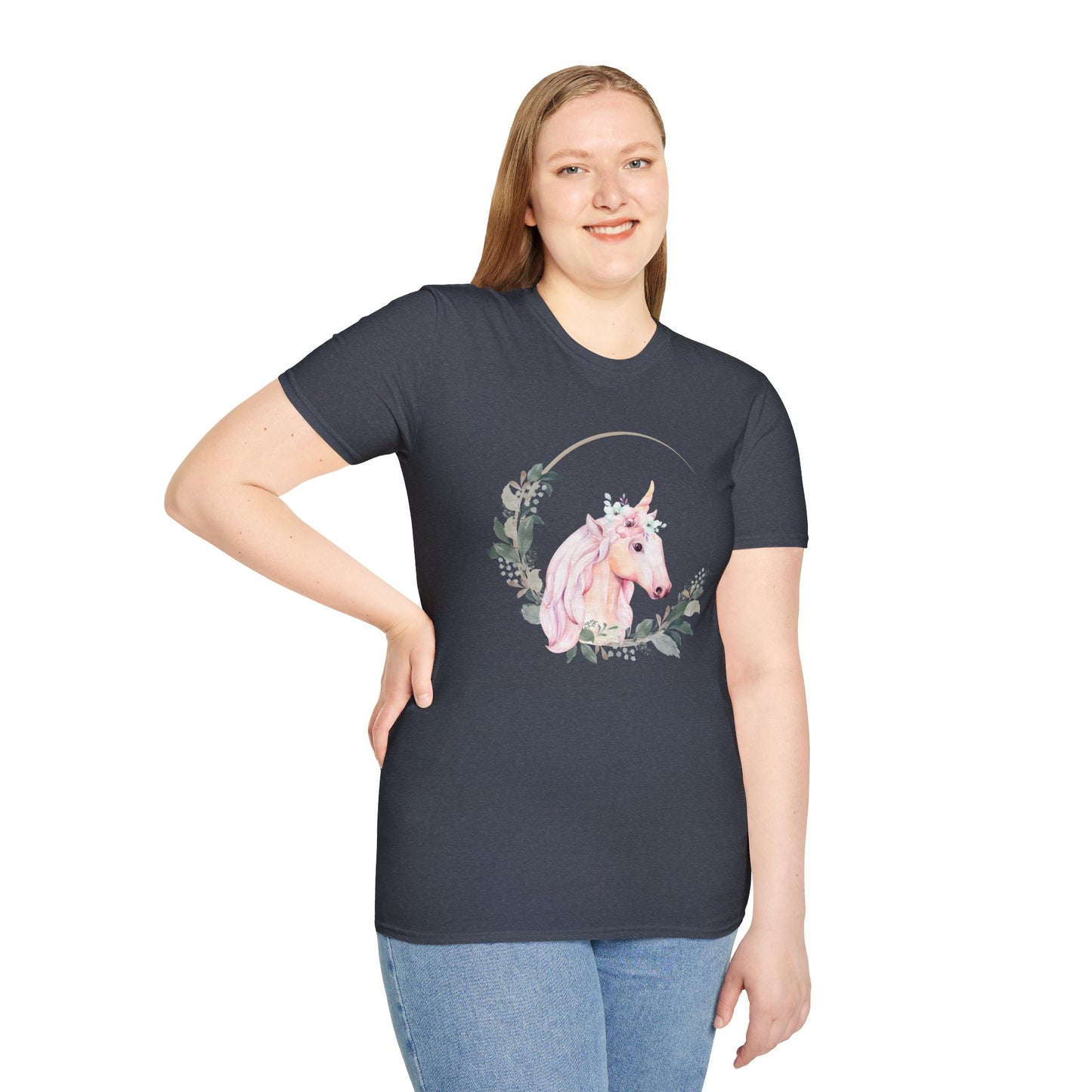 Graceful Unicorn Unisex Softstyle T-Shirt