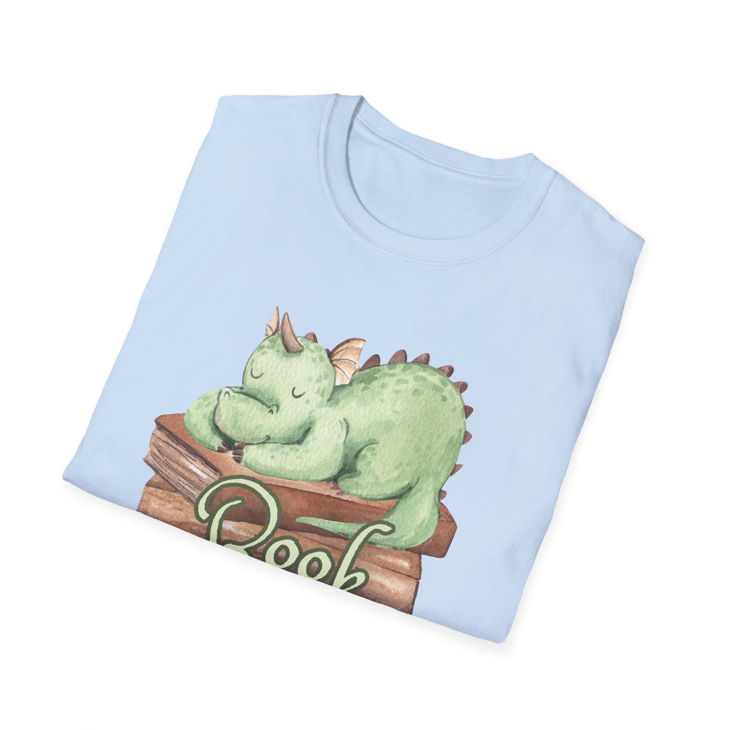 Book Dragon Unisex Softstyle T-Shirt