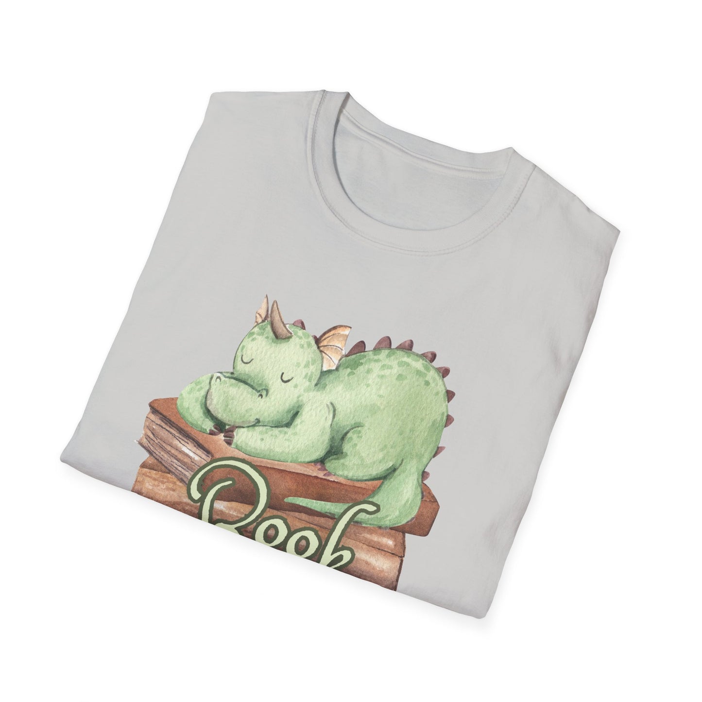 Book Dragon Unisex Softstyle T-Shirt