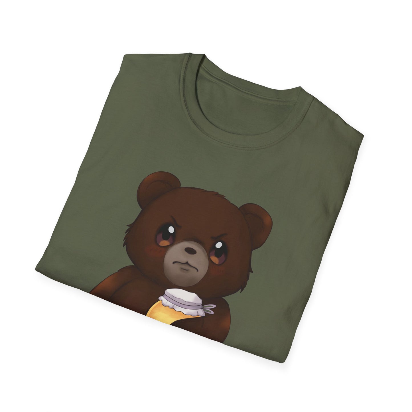 Grumpy Bear "I Just Like Honey" Cute Cartoon Tee
