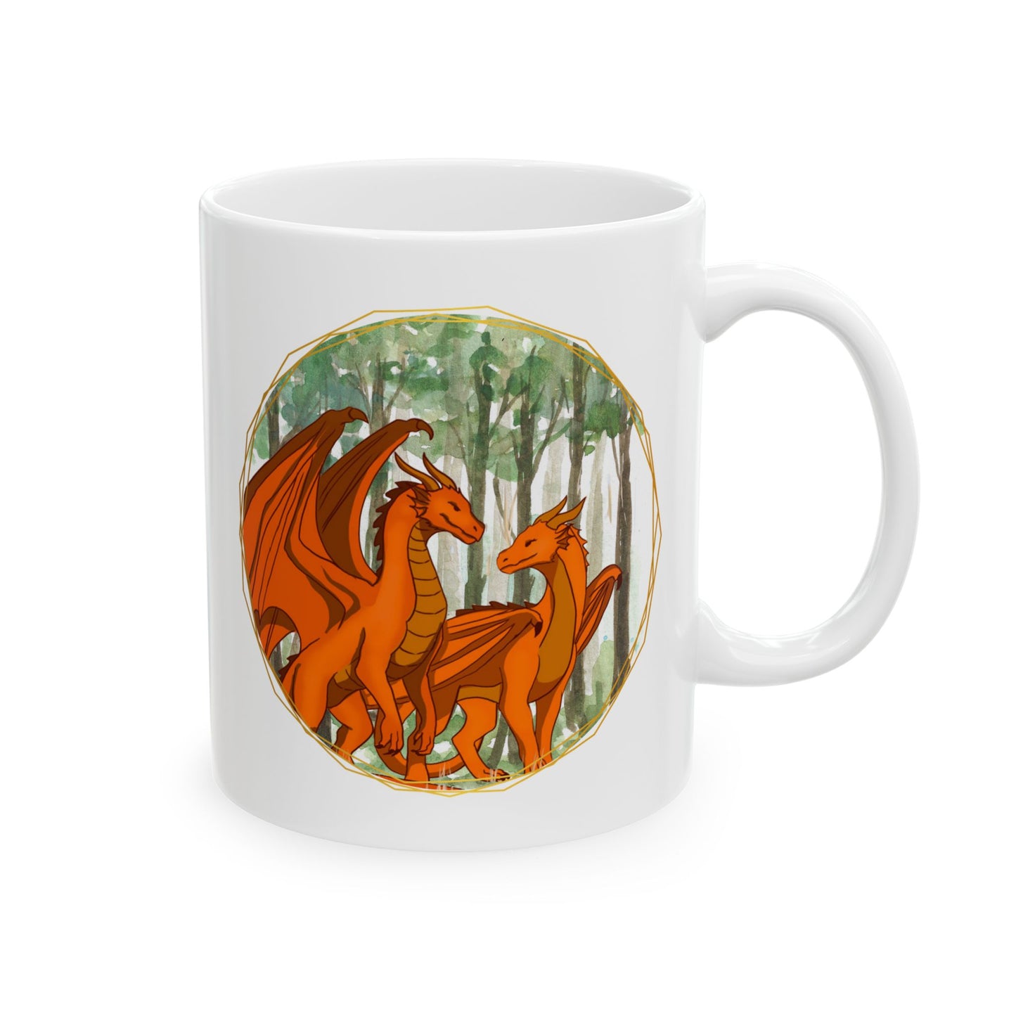 Family of Fire Dragons Mug