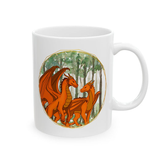 Family of Fire Dragons Mug