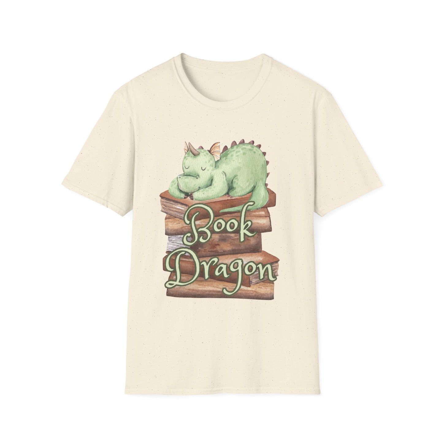 Book Dragon Unisex Softstyle T-Shirt